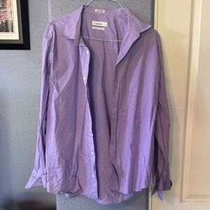 Calvin Klein Purple Dress Shirt